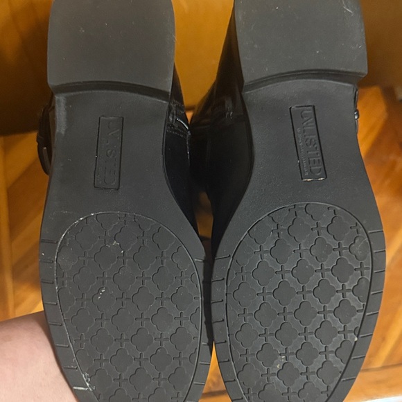 Women’s Knee High Black Leather Boots Size 10W - Picture 11 of 11